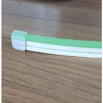99 Lighting 200pcs /lot 10mm Silicone SMD 5050 Waterproof LED Tube Strip Light and 6mm 6x12mm LED Neon Flex End Cap Cover (for 6x12mm with Holes)