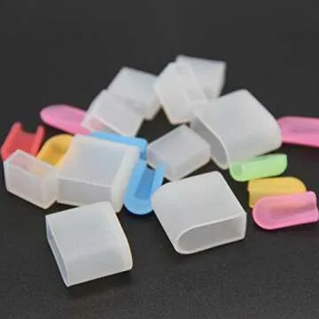 99 Lighting 200pcs /lot 10mm Silicone SMD 5050 Waterproof LED Tube Strip Light and 6mm 6x12mm LED Neon Flex End Cap Cover (for 6x12mm with Holes)