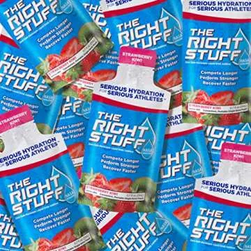 The Right Stuff electrolyte drink concentrate - 10 Pouch Box - Strawberry Kiwi