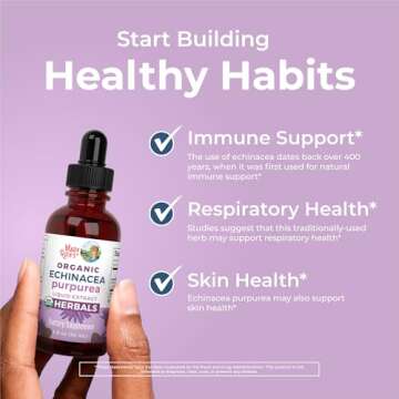 MaryRuth Organics Echinacea Herbal Supplement Drops
