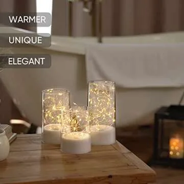 Elegant Homemory Flameless Candles with Remote Control