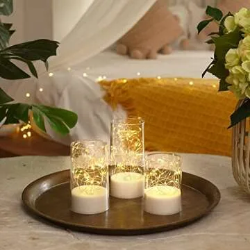 Elegant Homemory Flameless Candles with Remote Control
