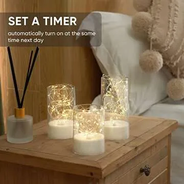 Elegant Homemory Flameless Candles with Remote Control