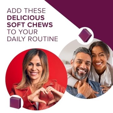 Qunol Beets Chews for Heart Health Support and Energy