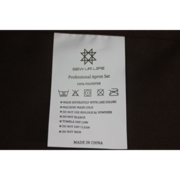 Navy Professional Adjustable Bib Apron with Pockets