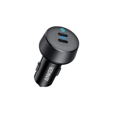Anker 40W USB C Car Charger - Fast Dual Port Charging for iPhone & Android
