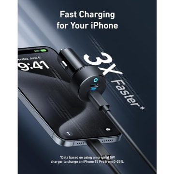 Anker 40W USB C Car Charger Fast Dual Port Charging