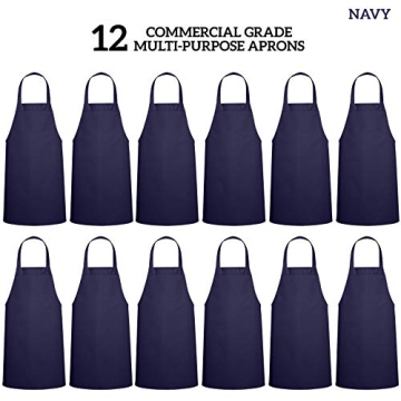 Quality Navy Bib Aprons for Men and Women in Bulk