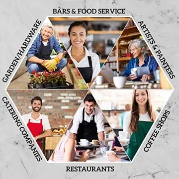 Quality Navy Bib Aprons for Men and Women in Bulk