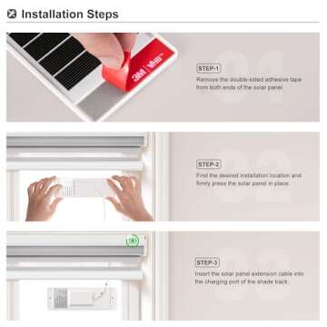 Affordable JaeJaes Solar Panel for Smart Blinds