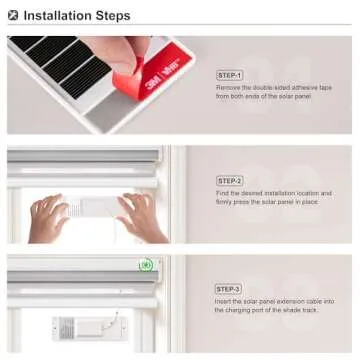 Affordable JaeJaes Solar Panel for Smart Blinds
