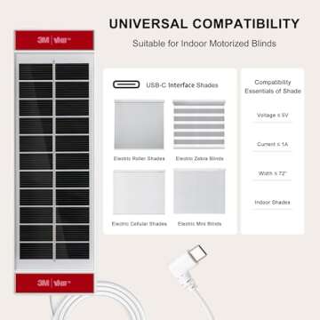 Affordable JaeJaes Solar Panel for Smart Blinds