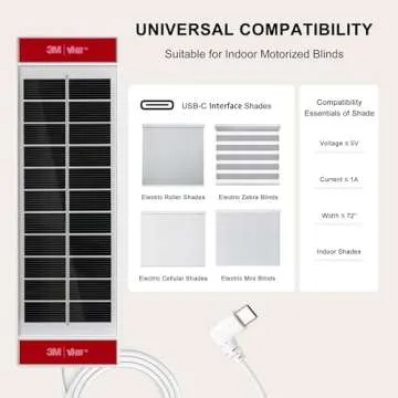 Affordable JaeJaes Solar Panel for Smart Blinds