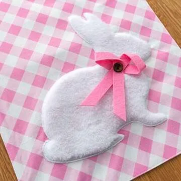 Easter Table Runner 72inch Bunny Centerpiece Spring Gift