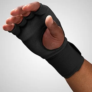 Hayabusa Quick Gel Boxing Hand Wrap Gloves Black Small