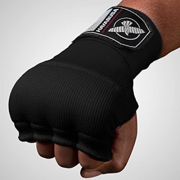 Hayabusa Quick Gel Boxing Hand Wrap Gloves Black Small