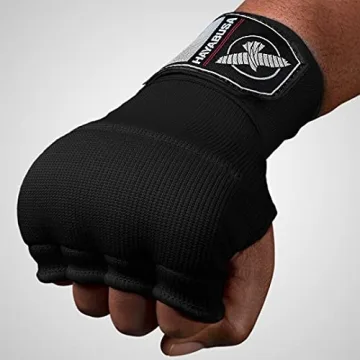 Hayabusa Quick Gel Boxing Hand Wrap Gloves Black Small