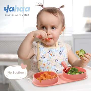 Yahaa Toddler Plates - On-the-Go Baby Feeding Set