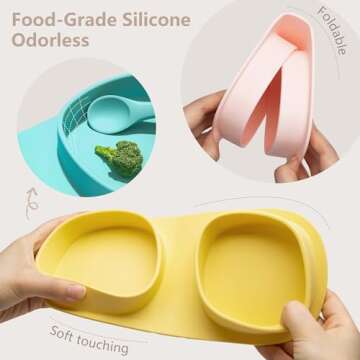 Yahaa Toddler Plates - On-the-Go Baby Feeding Set