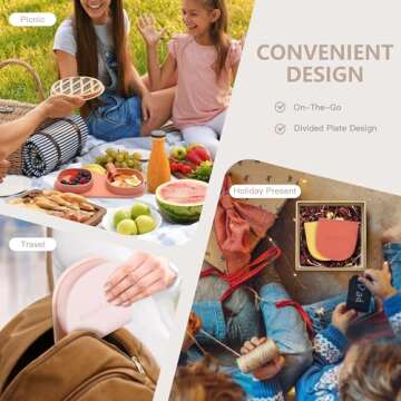 Yahaa Toddler Plates - On-the-Go Baby Feeding Set