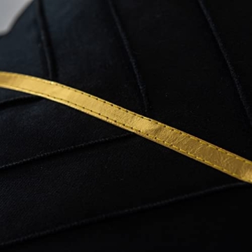 WACOMECO Velvet Throw Pillow Covers - Soft Gold Elegance