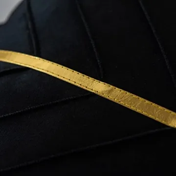 WACOMECO Velvet Throw Pillow Covers - Soft Gold Elegance