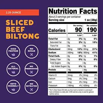 Stryve Protein Variety Snack Pack | Air Dried 100% Beef Biltong | Lighter than Jerky | No Carb, No Sugar | 16g Protein, 3.53 Ounce (Pack of 8)