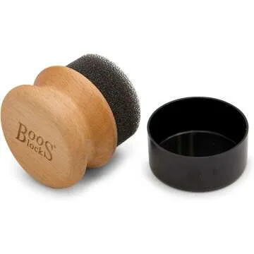 Cutting Board Care Set with Block Cream 5 oz