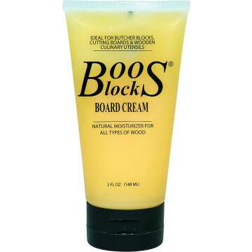 Cutting Board Care Set with Block Cream 5 oz