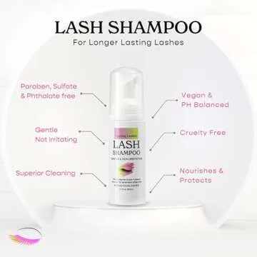 Lasting Lashes Lash Extension Care Kit | Lash Cleaning Kit | Lash Extension Supplies | Lash Shampoo ...