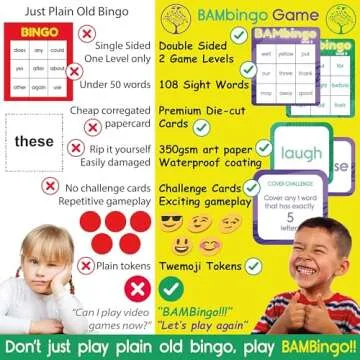 Engaging Sight Word Bingo Game for Kids - Fun Learning Tool