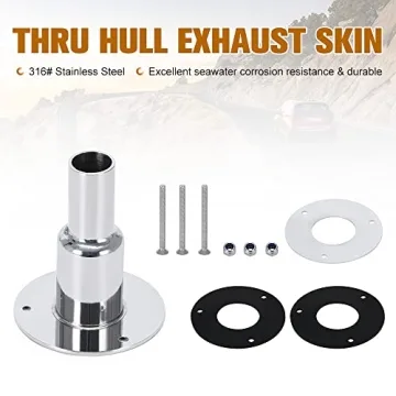 Durable 316 Stainless Steel Thru Hull for Diesel Heaters