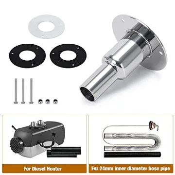 Durable 316 Stainless Steel Thru Hull for Diesel Heaters