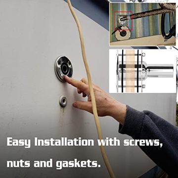 Durable 316 Stainless Steel Thru Hull for Diesel Heaters