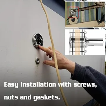 Durable 316 Stainless Steel Thru Hull for Diesel Heaters