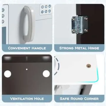 Costzon Kids Kitchen Playset, Wooden Pretend Play Toy Set with Realistic Sound, Microwave, Oven, Washing Machine, Refrigerator, Sink, Play Kitchen for Toddlers, Gift for Boys Girls Age 3+