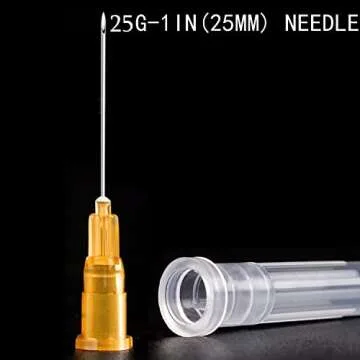 100 Pack 1ml Plastic Luer Slip Syringe for Labs & Crafts