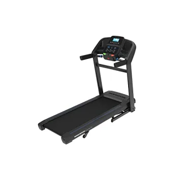 Horizon Fitness T202 Foldable Treadmill - Lightweight with Bluetooth Speakers & EasyDial Controls