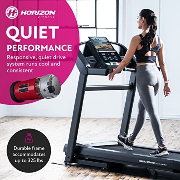 Horizon Fitness T202 Foldable Treadmill with Bluetooth Sound