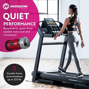 Horizon Fitness T202 Foldable Treadmill with Bluetooth Sound