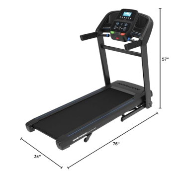Horizon Fitness T202 Foldable Treadmill with Bluetooth Sound