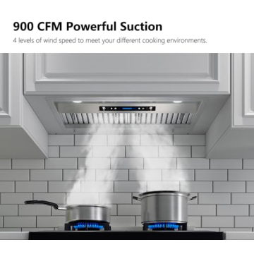 IKTCH 30" Range Hood - Powerful & Stylish Design