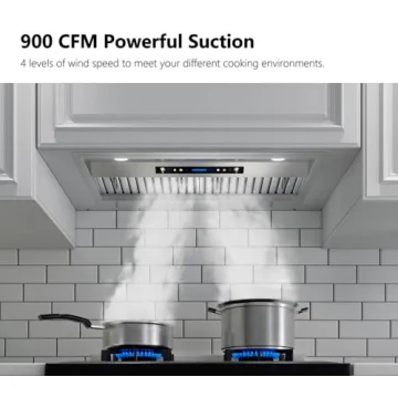 IKTCH 30" Range Hood - Powerful & Stylish Design