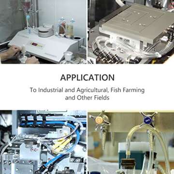 Eastrans 1/4" I.D. x 3/8" O.D. Clear Vinyl Tubing 25 Feet, Flexible Hybrid PVC Tubing Hose, Lightweight Plastic Tube UV Chemical Resistant Vinyl Hose, BPA Free and Non Toxic