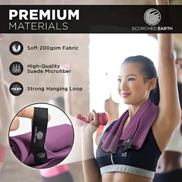 ScorchedEarth Quick Dry Microfiber Towel Set for Travel