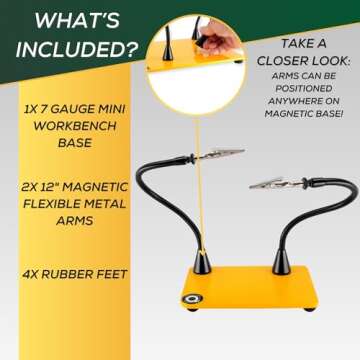 QuadHands Workbench for Soldering and Crafting Professionals