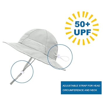 SimpliKids Sun Protection Hat Infant UV Protection Wide Brim