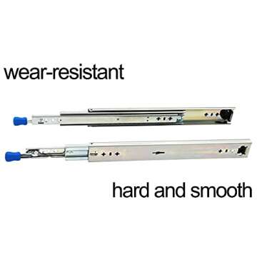 KCOLVSION Heavy Duty 30 Inch Drawer Slides with 260 lb Capacity