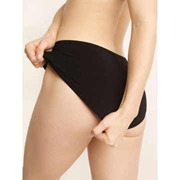 INNERSY Cotton Hipster Panties for Women - 6-Pack Comfort