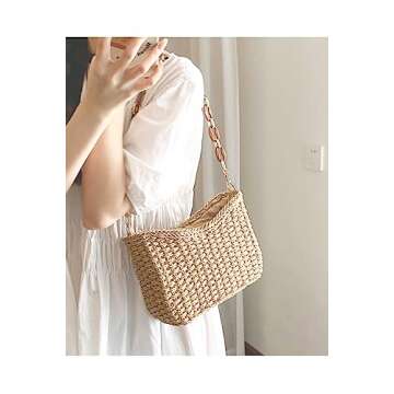 Ulisty Women's Handcrafted Mini Woven Bag for Everyday Use